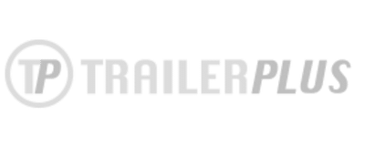 trailer plus logo wit
